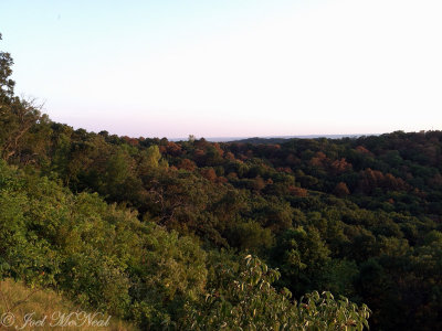 View of Loess Hills, Iowa: Waubonsie State Park