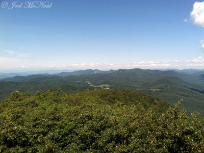 View from summit of Rabun Bald, GA