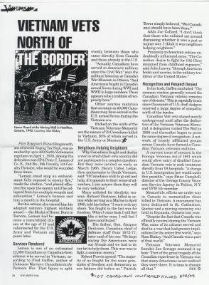 Canadian Vietnam Veterans info2