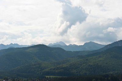 The Tatra viewed from  Gubałwka