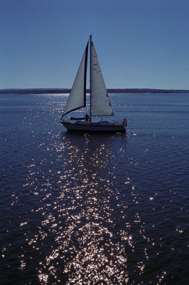 sailboat, Peconic Bay