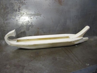 basic hull with bow and stern