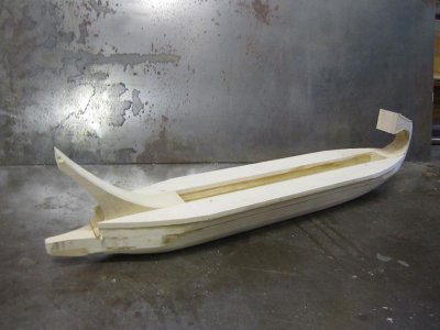 hull with bow and stern
