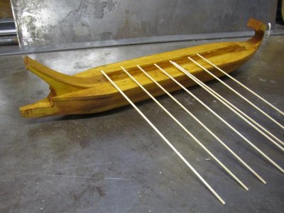thin oars