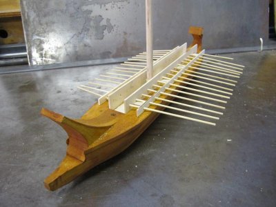 boat with rough mast