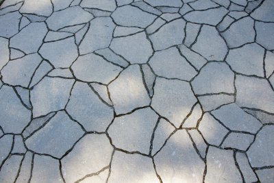 Pattern in the stone path