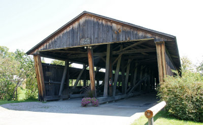 Covered bridge - looks crooked, it isn't