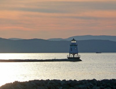 burlington harbor-light house