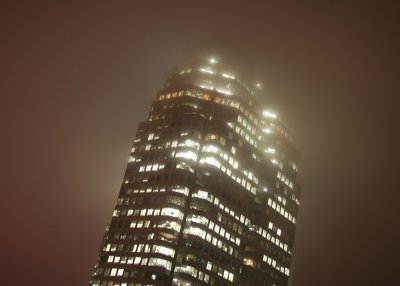 Misty city