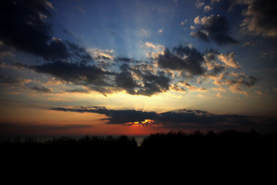 Sunset on the beach