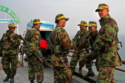 South Korean soldiers