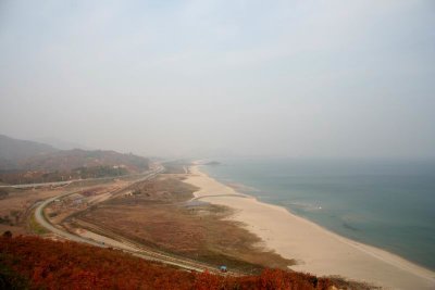 Pristine beach inside the DMZ