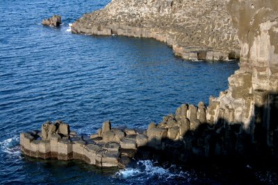 Volcanic rock formations
