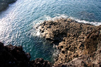 Volcanic rock formations