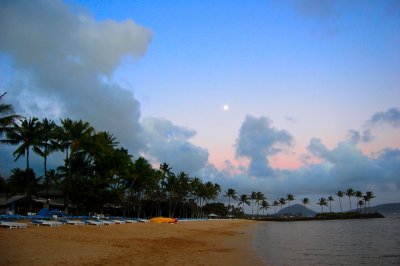 Beach at dusk