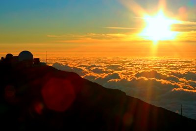 Setting sun
