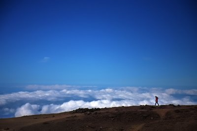 Haleakala summit (altitude 10,023 ft.)