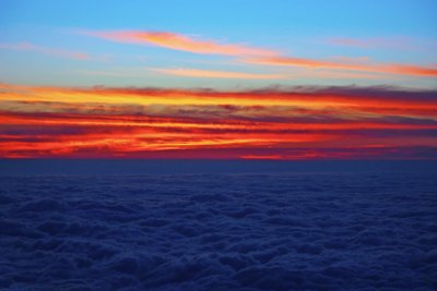 Clouds above clouds