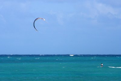 Kite surfing