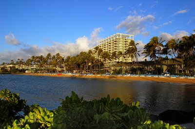 Golden hour at the Kahala