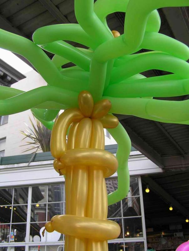 and palm tree