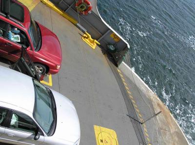 this is how you drive off the ferry