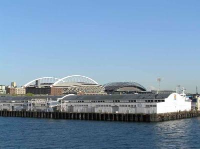 QWest field and Safeco park