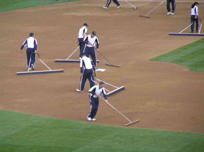 grounds crew folks.  the pros at work
