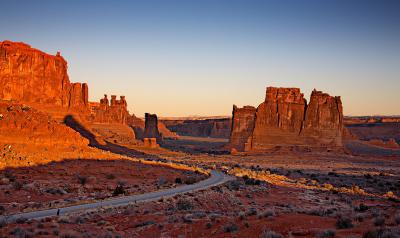 Road into Arches