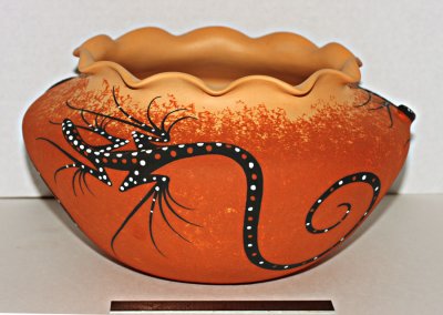 Zuni 4-Lizzard Pot (Deldrick Cellicion)