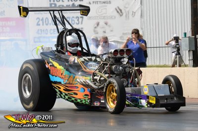 2011 - Outlaw Fuel Altered Association - Texas State Championships @ San Antonio Raceway