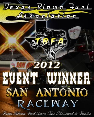 Texas Blown Fuel Winner Plaque 2012