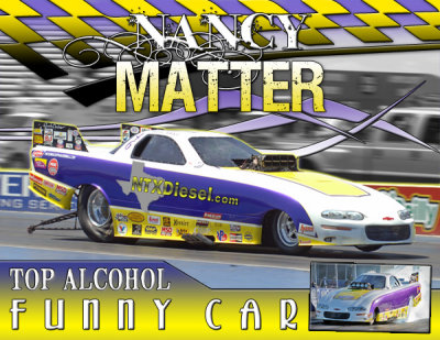 Nancy Matter 2012 Alcohol Funny Car
