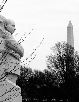 The Martin Luther King and Franklin Delano Roosevelt Memorials Seen through the Eyes of My New Fuji X10