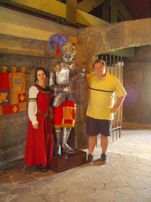 Eu, a armadura e a mocinha medieval