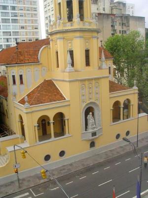 Vizinhana do Hotel em Porto Alegre