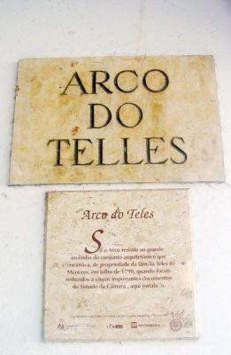 Arcos do Telles e Travessa do Comrcio