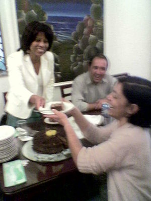 Aniversariantes com o 1o pedao