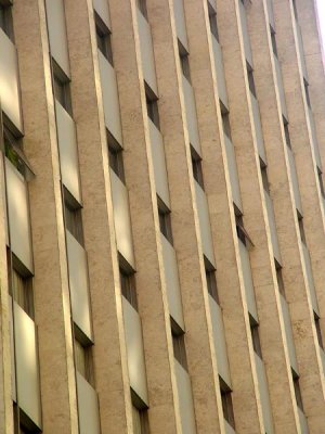 Caixa Econmica - fachada lateral - Detalhe