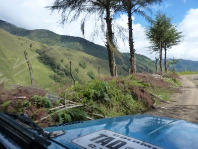 Road from Urrao to El Carmen del Atrato