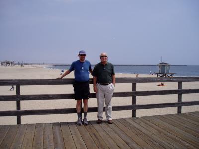 Seal Beach;  Bruce and Scott