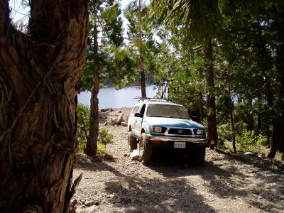 Leaving Bowman Lake