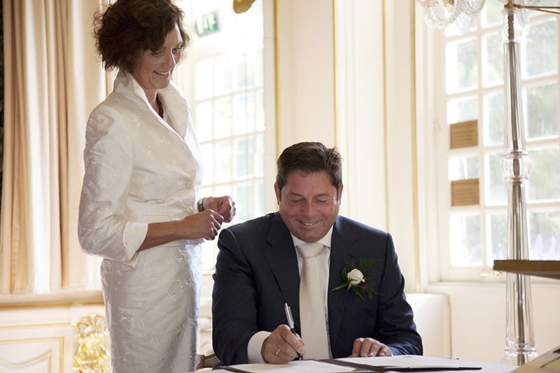 The signing