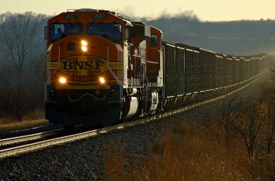 BNSF 8897 eastbound coal