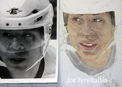 Painting of Jarome - The Face