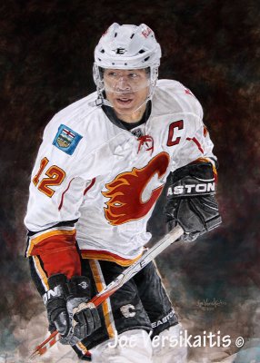 Painting of Jarome - The Gloves and Stick