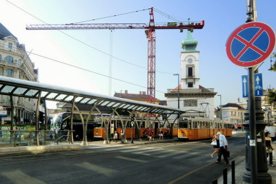 Hungary - Tram station.JPG