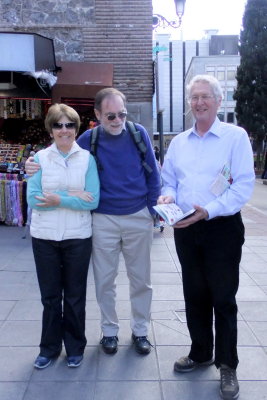 A bit underdressed for being shot by leather clad lady, but Mick's got the guide book so we're OK