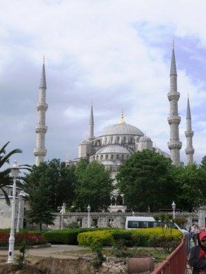 Leaving the Blue mosque