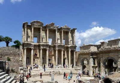 Ephesus - the famous library of Celsus built AD 114